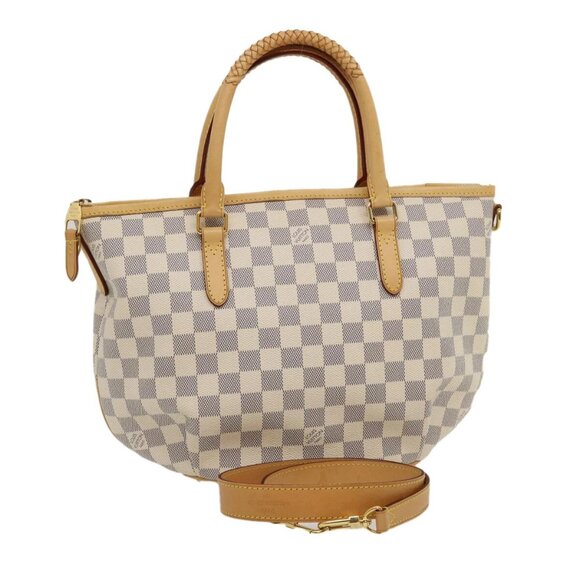 LOUIS VUITTON Damier Azur Riviera PM 2Way Tote Bag N48250 LV Auth 29879AV - Picture 1 of 16